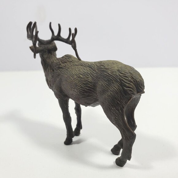 New Ray Elk 3" Vintage Figure Wildlife Brown Plastic - Picture 7 of 16